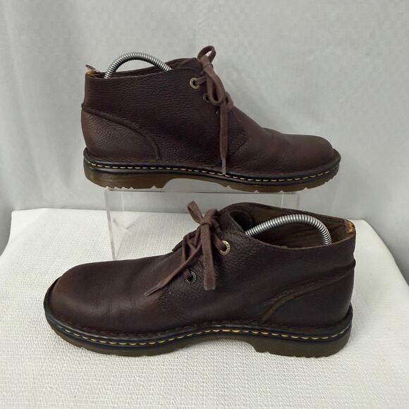 Dr Martens Boots Mens Size 10 Sussex Brown Leather Pebbled Ankle Grunge main image 9